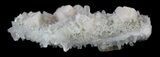 Pink Dolomite on Quartz Crystals - China #32676-3